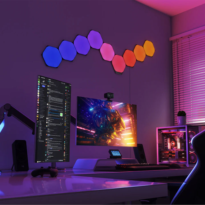 Nanoleaf Shapes | Hexagon | Expansion Pack | 3 Pack | Black