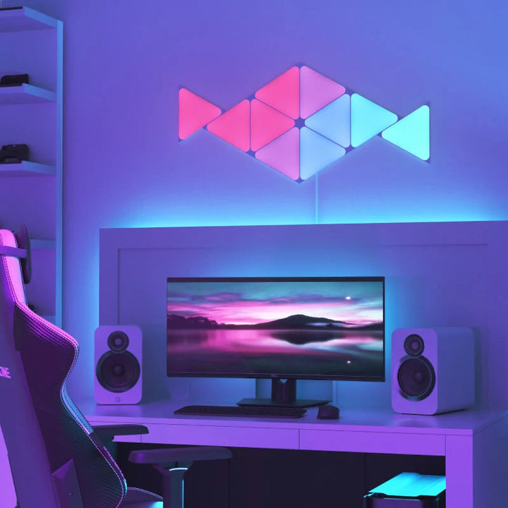 Nanoleaf Shapes | Triangles | 3 Pack | White | Expansion Pack