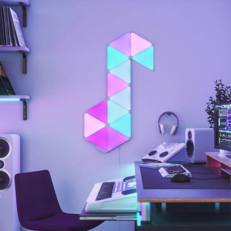 Nanoleaf Shapes | Triangles | 3 Pack | White | Expansion Pack