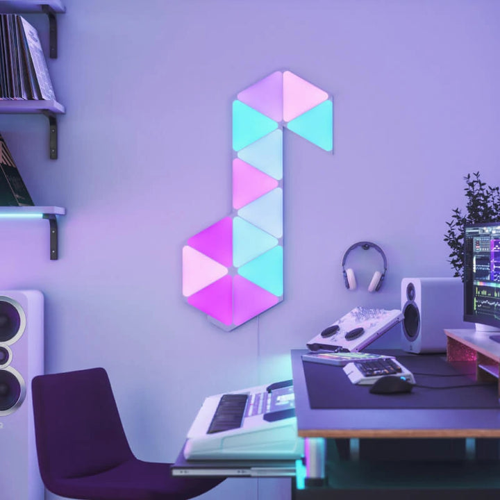 Nanoleaf Shapes | Triangles | 3 Pack | White | Expansion Pack