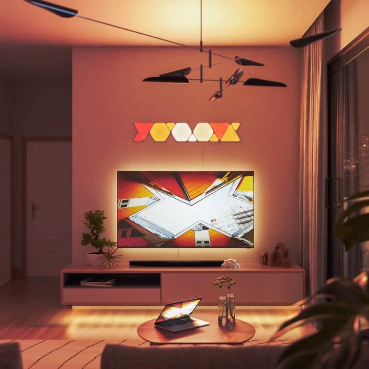 Nanoleaf Shapes | Triangles | 3 Pack | White | Expansion Pack