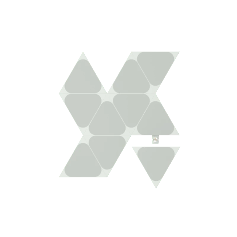 Nanoleaf Shapes | Mini Triangles | Panels Only | 10 Pack | White