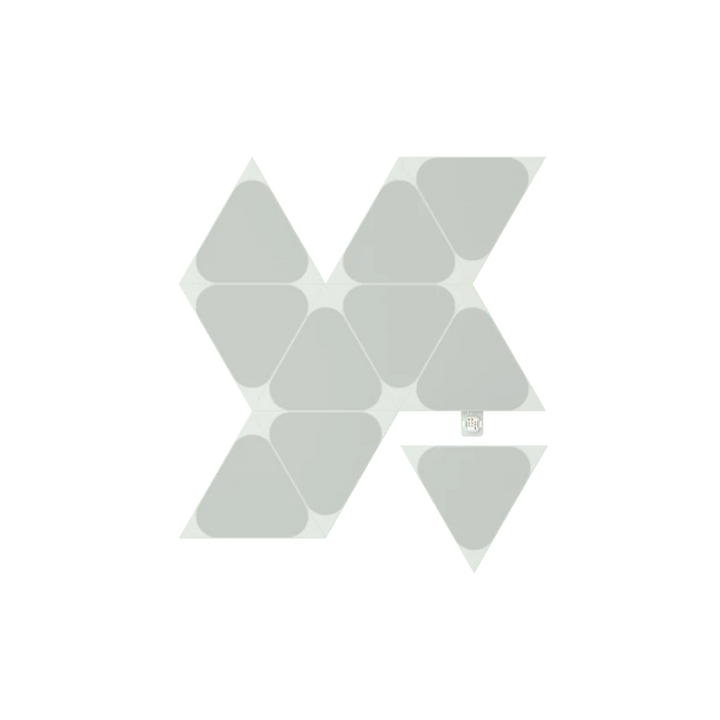 Nanoleaf Shapes | Mini Triangles | Panels Only | 10 Pack | White