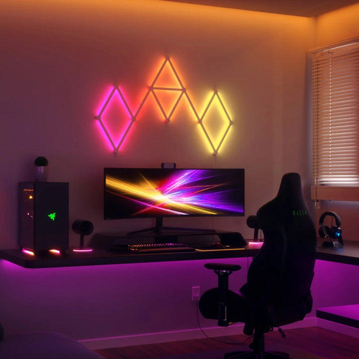 Nanoleaf Lines | 60 Degrees | Starter Kit | 9 Pack | White