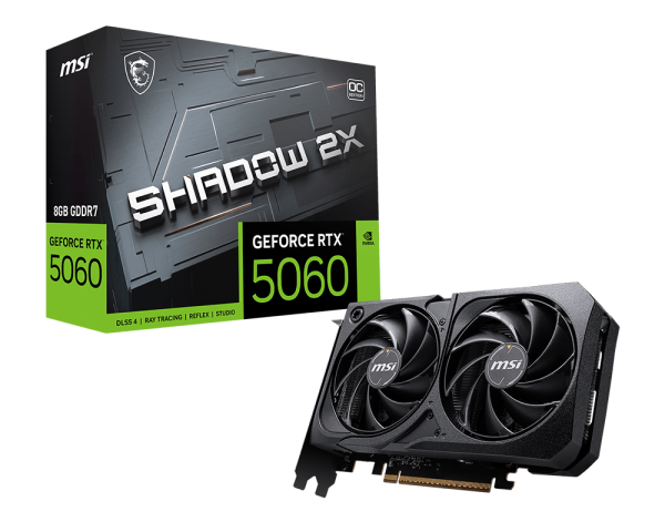 MSI Gaming RTX 5060 8G Shadow 2X OC
