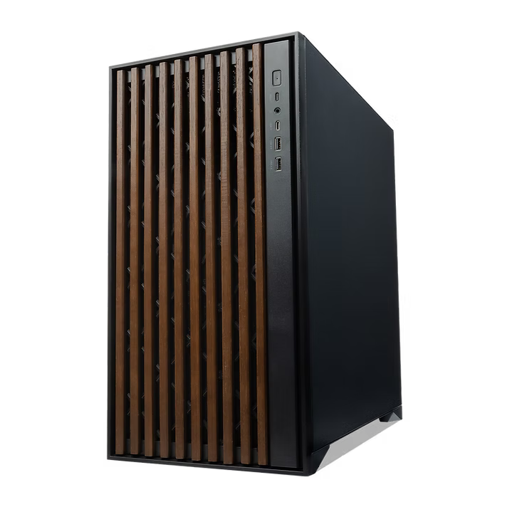 TECWARE TIMBER TG ATX CASE W/4 FANS - BLACK