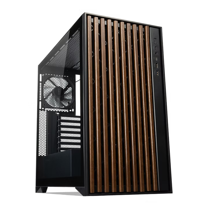 TECWARE TIMBER TG ATX CASE W/4 FANS - BLACK