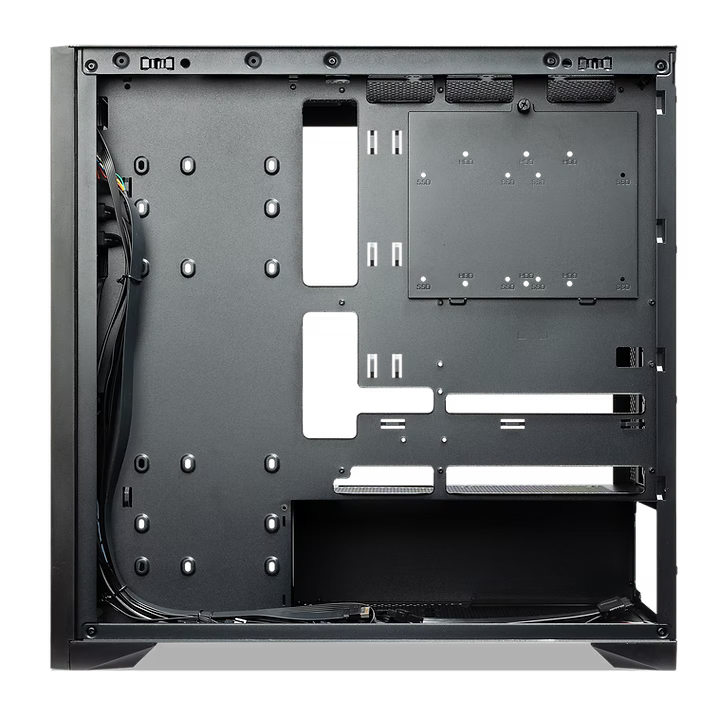 TECWARE TIMBER TG ATX CASE W/4 FANS - BLACK