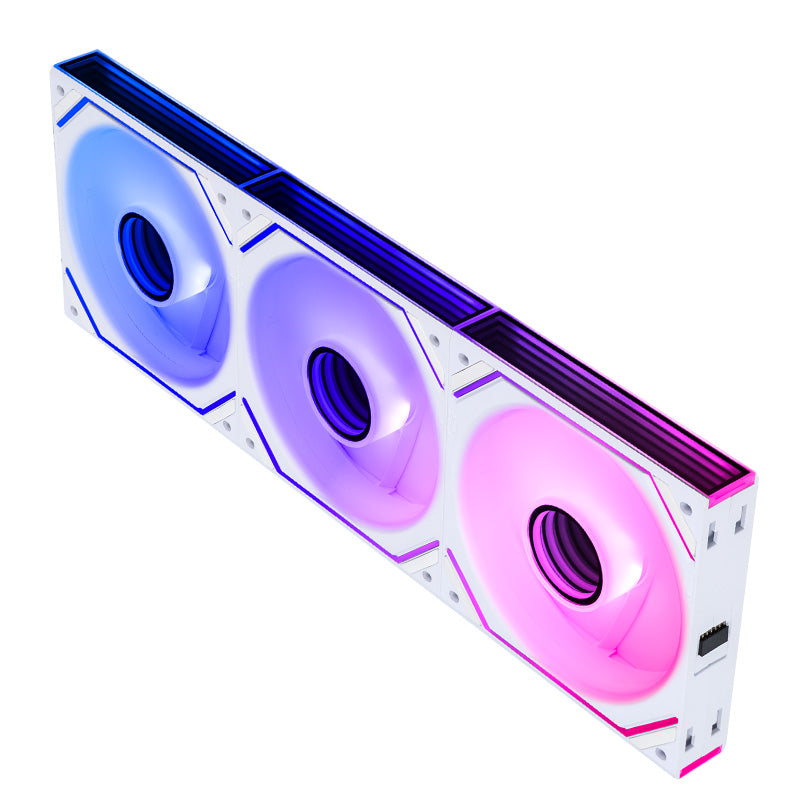 AsiaHorse DAWN ARGB Lot De 3 Ventilateurs PC 120 Mm – Infinity Mirror Daisy Chain – HDB Silencieux – 71 CFM – Compatible Aura Sync & RGB Fusion