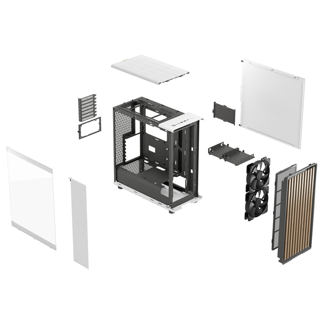 Fractal Design North Chalk White TG