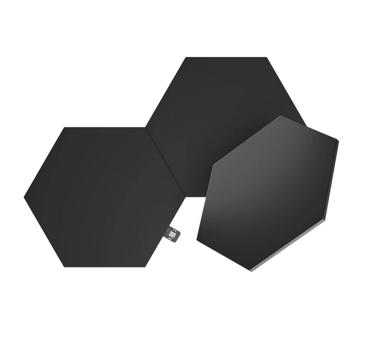 Nanoleaf Shapes | Hexagon | Expansion Pack | 3 Pack | Black