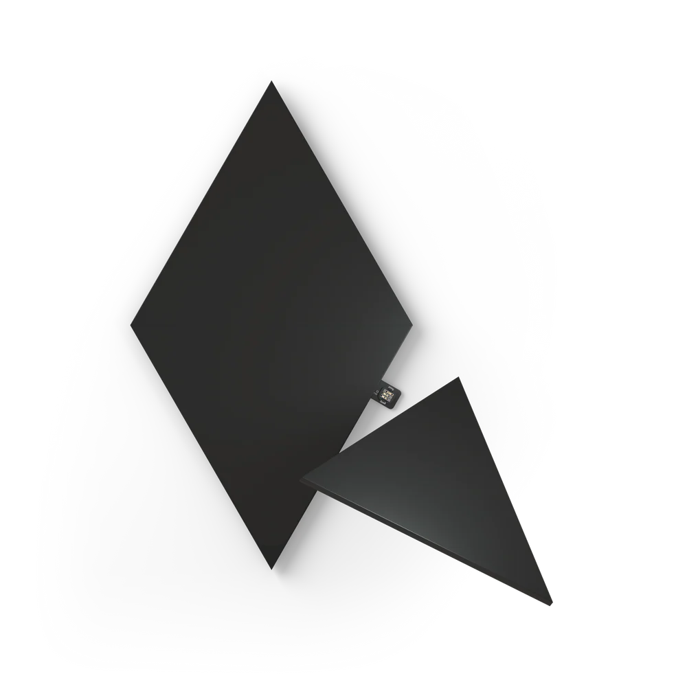 Nanoleaf Shapes | Triangles | Expansion Pack | 3 Pack | Black