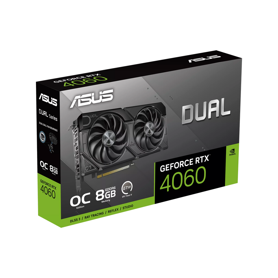 ASUS Dual GeForce RTX™ 4060 EVO OC Edition