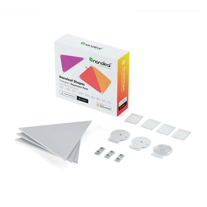 Nanoleaf Shapes | Triangles | 3 Pack | White | Expansion Pack
