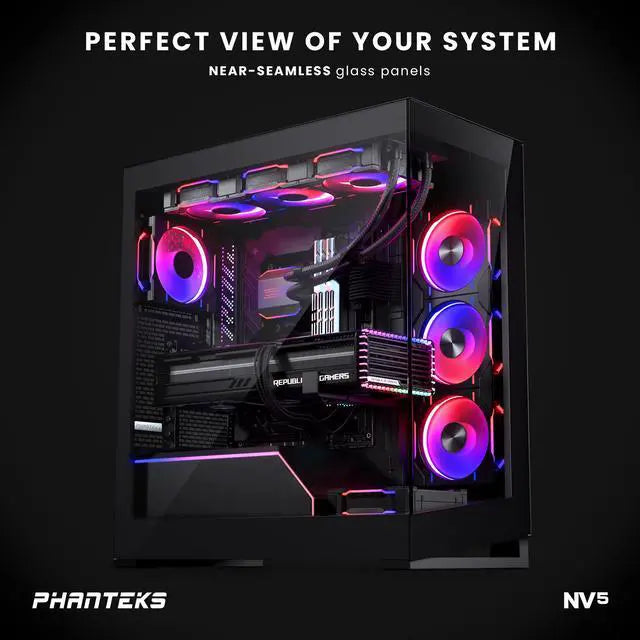 PHANTEKS NV5S E-ATX TG CASE - BLACK