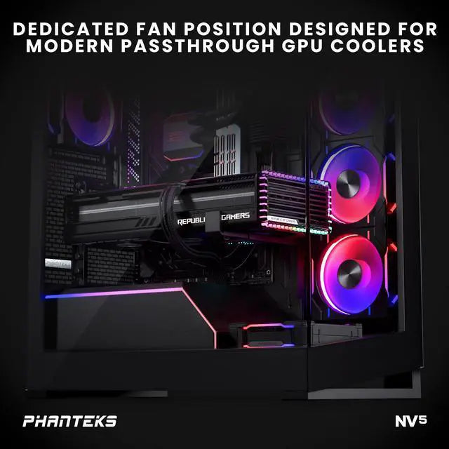PHANTEKS NV5S E-ATX TG CASE - BLACK
