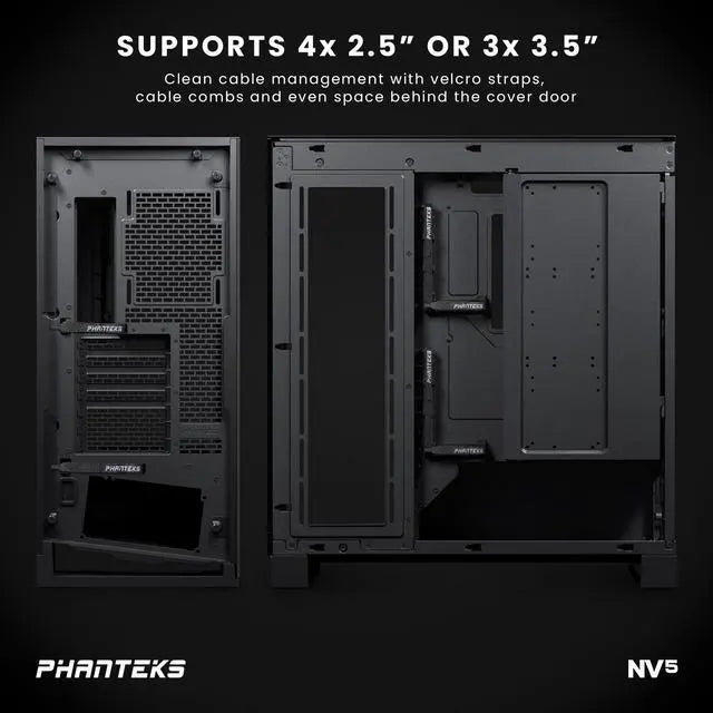 PHANTEKS NV5S E-ATX TG CASE - BLACK