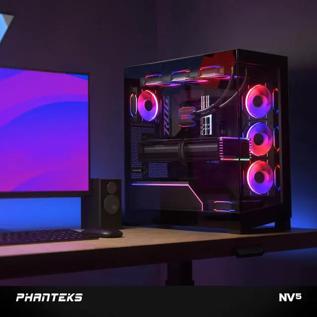PHANTEKS NV5S E-ATX TG CASE - BLACK