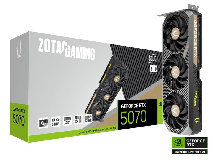 ZOTAC Gaming GeForce RTX 5070 Solid OC DLSS 4 12GB